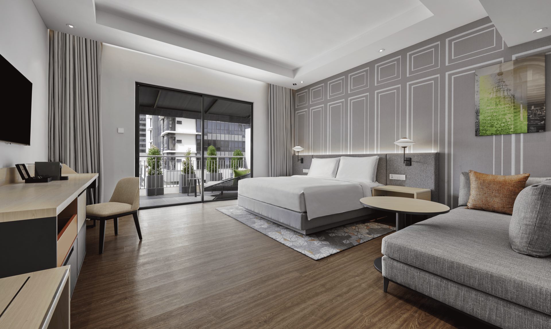 Hyatt Place KL - King Room Balcony